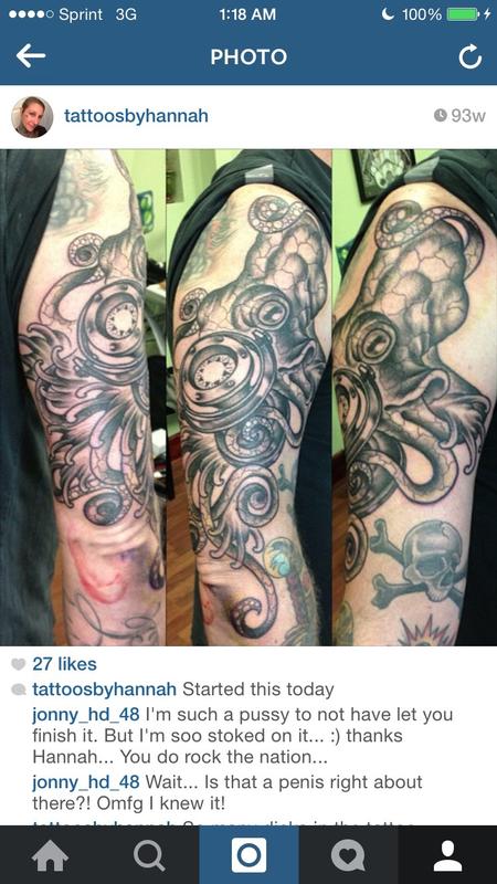Tattoos - Octopus arm - 116213